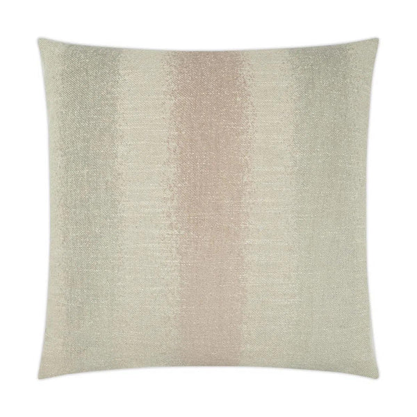 Eleanor Blush Stripes Blush Large Throw Pillow With Insert Throw Pillows LOOMLAN By D.V. Kap