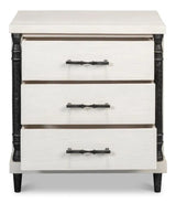 Elegance Nightstand White Nightstands LOOMLAN By Sarreid