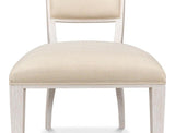 Elegant Fabric Upholstered Dining Side Chair (Set Of 2)