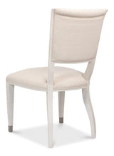 Elegant Dining Side Chair Working White Dining Chairs LOOMLAN By Sarreid