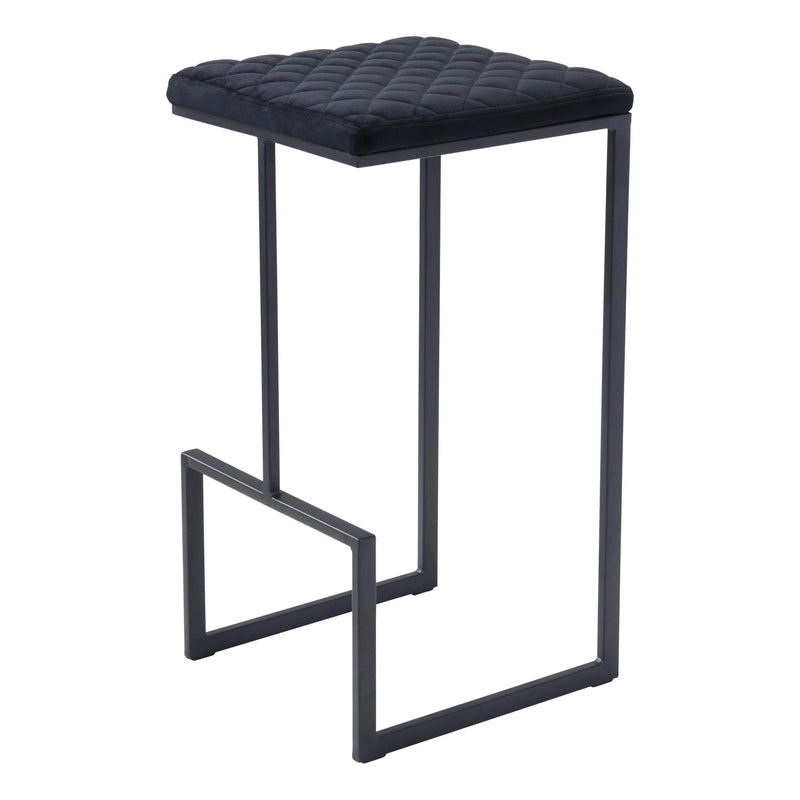 Element Barstool Black Bar Stools LOOMLAN By Zuo Modern