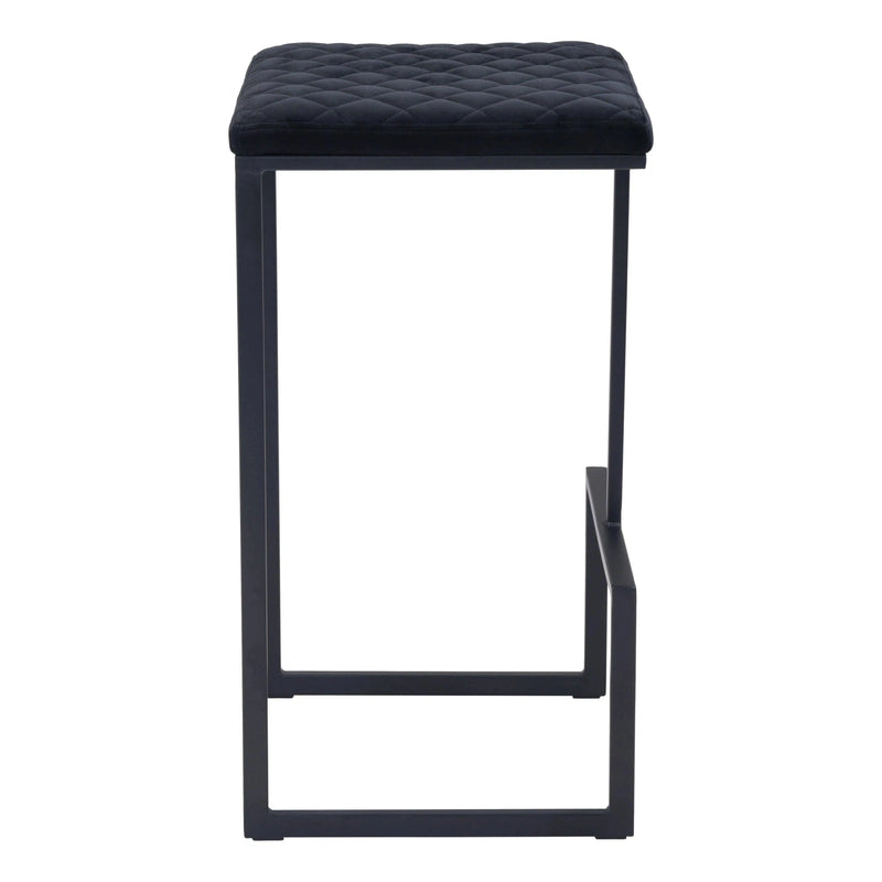 Element Barstool Black Bar Stools LOOMLAN By Zuo Modern