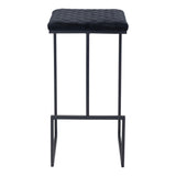 Element Barstool Black Bar Stools LOOMLAN By Zuo Modern