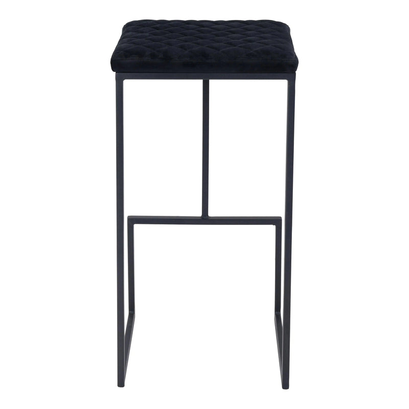 Element Barstool Black Bar Stools LOOMLAN By Zuo Modern