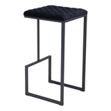 Element Barstool Black Bar Stools LOOMLAN By Zuo Modern