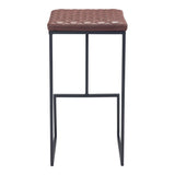 Element Barstool Brown Bar Stools LOOMLAN By Zuo Modern