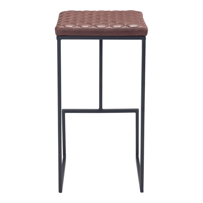 Element Barstool Brown Bar Stools LOOMLAN By Zuo Modern