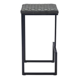 Element Barstool Gray Bar Stools LOOMLAN By Zuo Modern