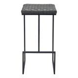 Element Barstool Gray Bar Stools LOOMLAN By Zuo Modern