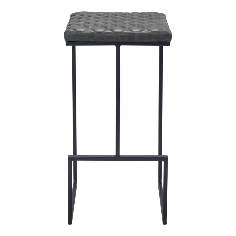 Element Barstool Gray Bar Stools LOOMLAN By Zuo Modern