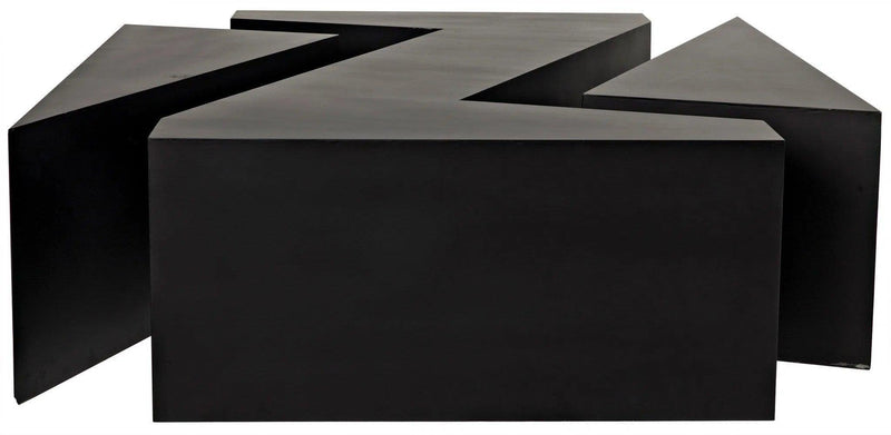 Element Black Steel Geometric Coffee Table Coffee Tables LOOMLAN By Noir