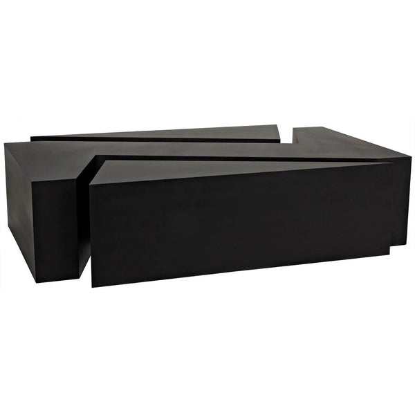 Element Black Steel Geometric Coffee Table Coffee Tables LOOMLAN By Noir