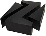 Element Black Steel Geometric Coffee Table Coffee Tables LOOMLAN By Noir