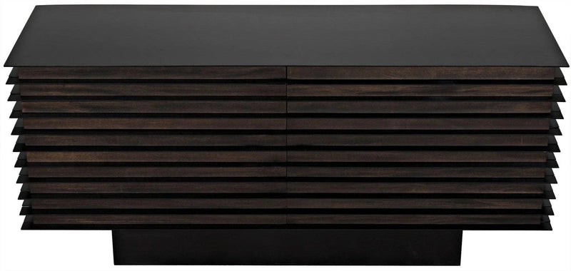 Elevation Sideboard, Ebony Walnut with Steel Sideboards LOOMLAN By Noir