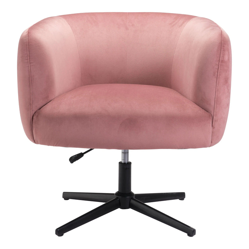 Elia Accent Chair Pink Accent Chairs LOOMLAN By Zuo Modern