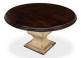 Elias Round Dining Table for 6 People Dining Tables LOOMLAN By Sarreid