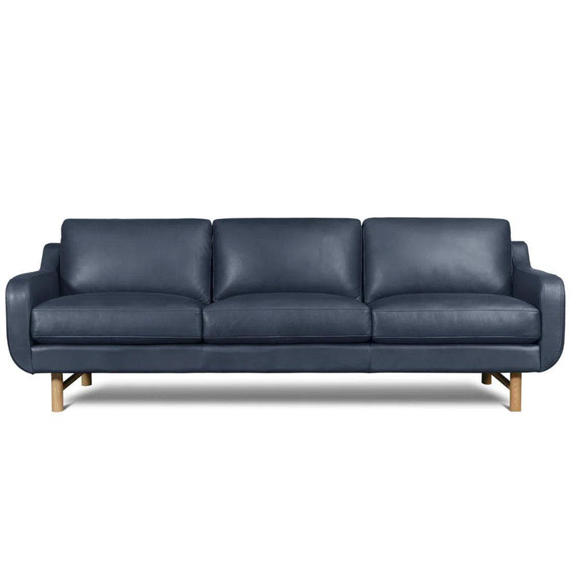 Elise Full Aniline Leather Sofa Handcrafted for Sustainability and Luxury Sofas & Loveseats LOOMLAN By One For Victory