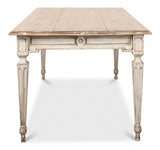 Elise Rectangle Dining Table Seats 6 Grey Natural Dining Tables LOOMLAN By Sarreid