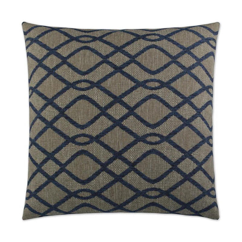 Elisende Brown Throw Pillow With Insert Throw Pillows LOOMLAN By D.V. Kap