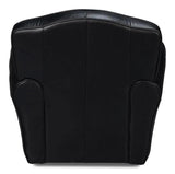 Elite Metal and Leather Black French Club Swivel Arm Chair Club Chairs LOOMLAN By Sarreid