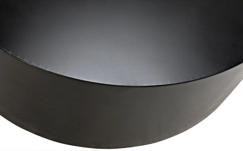 Ella Black Steel Geometric Coffee Table Coffee Tables LOOMLAN By Noir