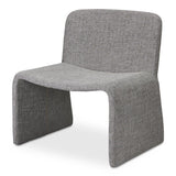 Ella Polyester Upholstered Armless Accent Chair Club Chairs LOOMLAN By Moe's Home