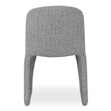 Ella Polyester Upholstered Armless Dining Chair Dining Chairs LOOMLAN By Moe's Home