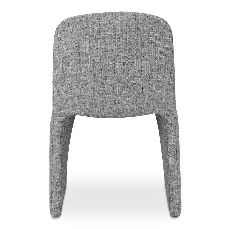 Ella Polyester Upholstered Armless Dining Chair Dining Chairs LOOMLAN By Moe's Home