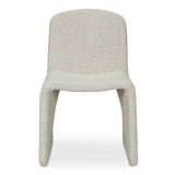 Ella Polyester Upholstered Armless Dining Chair Dining Chairs LOOMLAN By Moe's Home