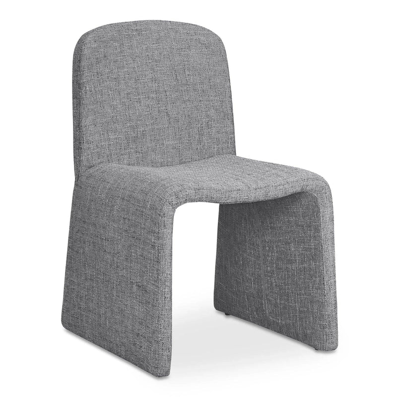 Ella Polyester Upholstered Armless Dining Chair Dining Chairs LOOMLAN By Moe's Home