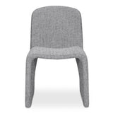 Ella Polyester Upholstered Armless Dining Chair Dining Chairs LOOMLAN By Moe's Home