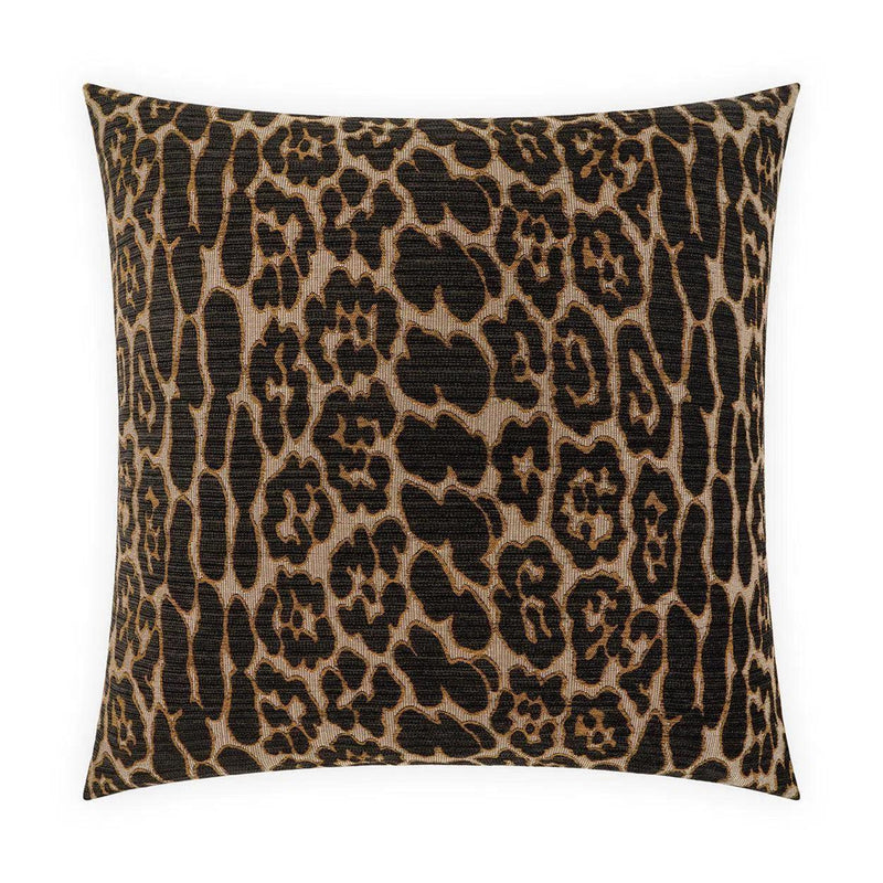 Ellina Espresso Black Throw Pillow With Insert Throw Pillows LOOMLAN By D.V. Kap