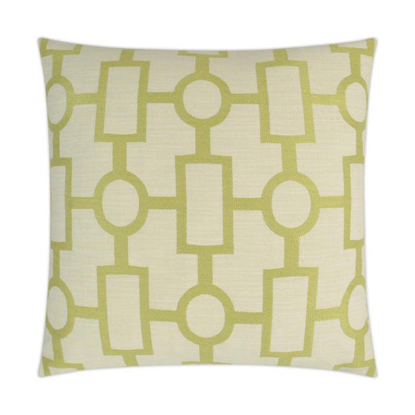 Ellington Green Throw Pillow With Insert Throw Pillows LOOMLAN By D.V. Kap