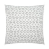 Ellory Geometric White Large Throw Pillow With Insert Throw Pillows LOOMLAN By D.V. Kap