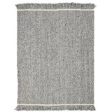 Elmo Grey Solid Handmade Reversible Wool Rug By Linie Design Area Rugs LOOMLAN By Linie Design