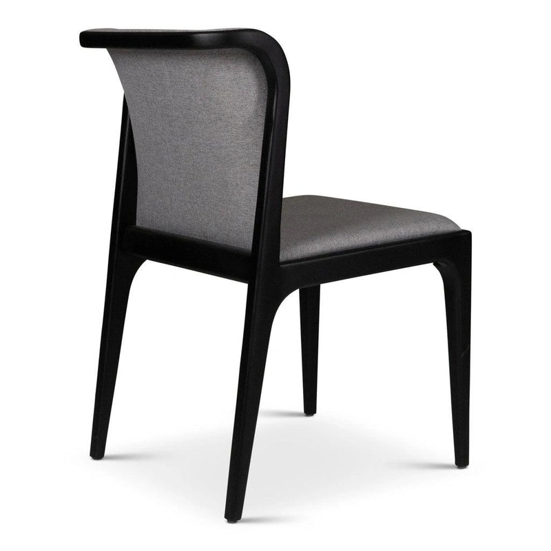 Eloa Fabric Upholstered Wooden Armless Side Chair Dining Chairs LOOMLAN By Urbia