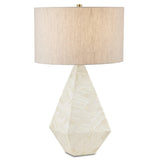 Elysium White Table Lamp Table Lamps LOOMLAN By Currey & Co