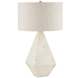 Elysium White Table Lamp Table Lamps LOOMLAN By Currey & Co