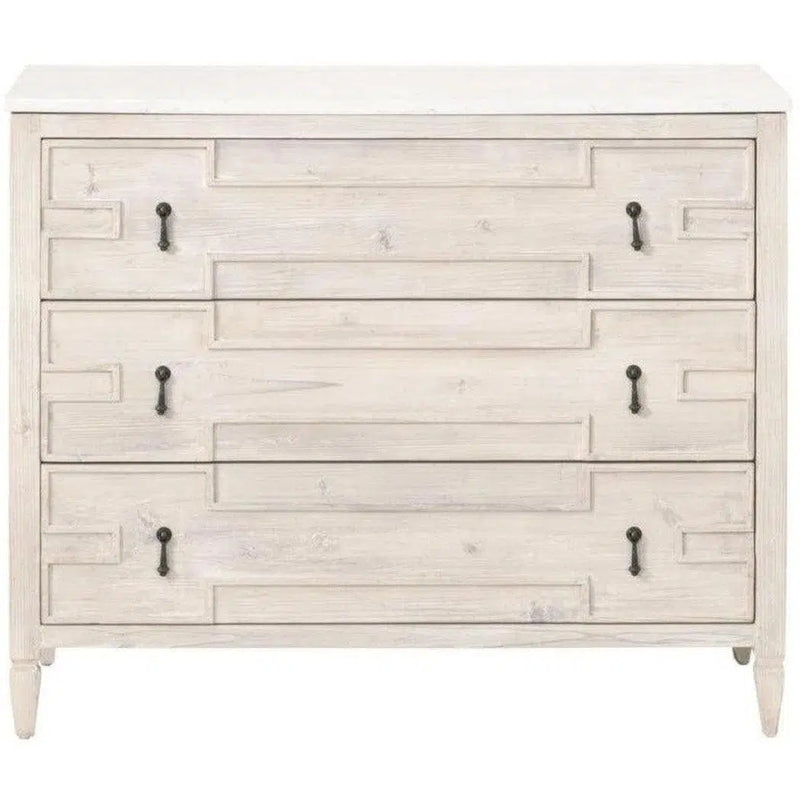 Emerie Entry Cabinet White Wash Pine White Quartz Accent Cabinets LOOMLAN By Essentials For Living