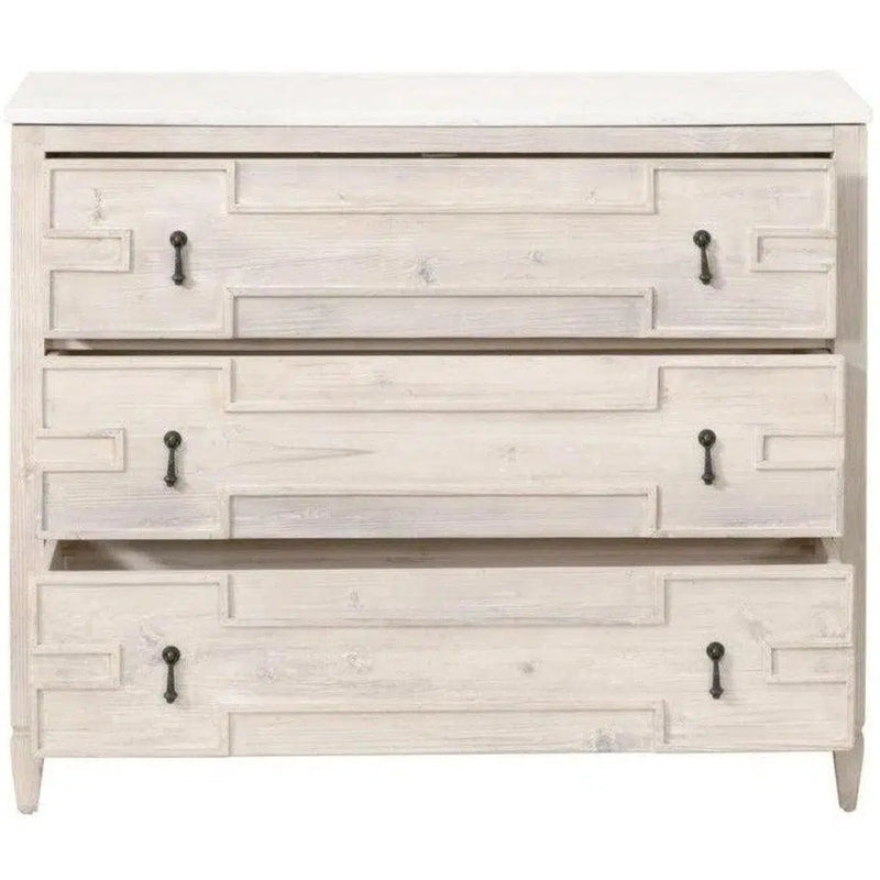 Emerie Entry Cabinet White Wash Pine White Quartz Accent Cabinets LOOMLAN By Essentials For Living