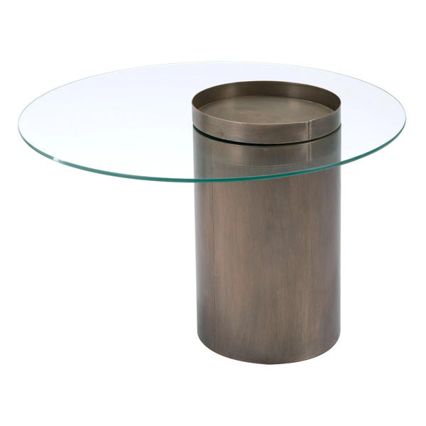 Emi Coffee Table Antique Gold Coffee Tables LOOMLAN By Zuo Modern