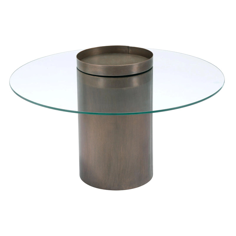 Emi Coffee Table Antique Gold Coffee Tables LOOMLAN By Zuo Modern