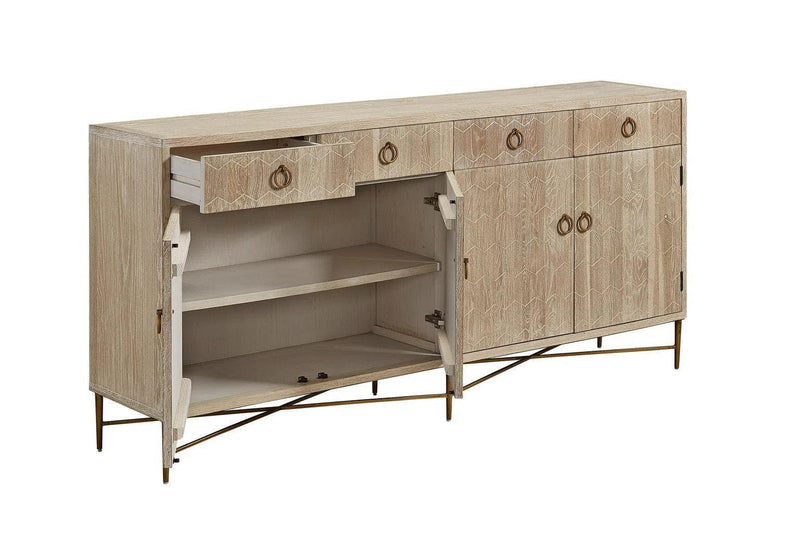 Emiko Four Drawer Server Sideboards LOOMLAN By Furniture Classics