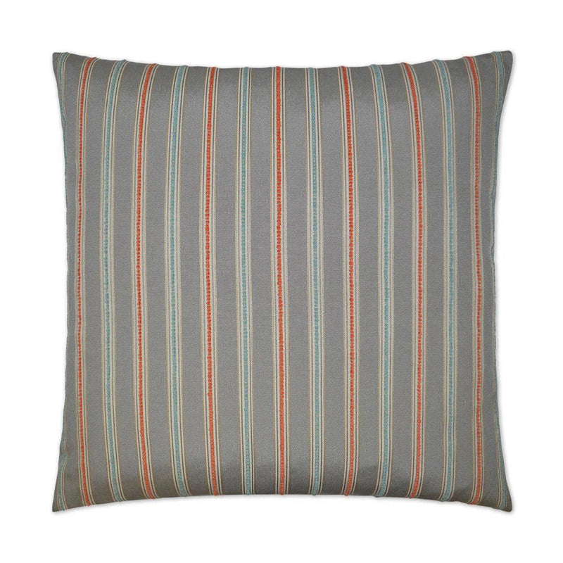 Emmaline Flint Grey Throw Pillow With Insert Throw Pillows LOOMLAN By D.V. Kap