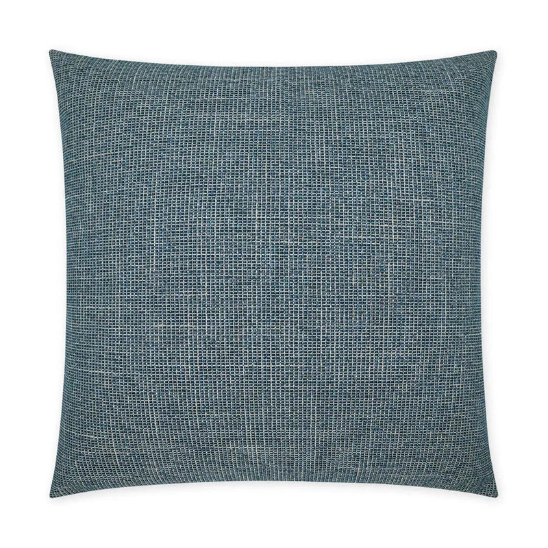 Emmorton Blue Geometric Blue Large Throw Pillow With Insert Throw Pillows LOOMLAN By D.V. Kap