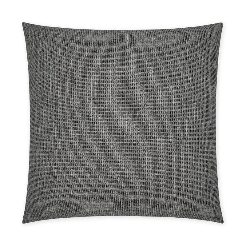 Emmorton Charcoal Geometric Grey Large Throw Pillow With Insert Throw Pillows LOOMLAN By D.V. Kap