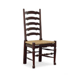 English Country Ladderback Side Chair Set of 2 Dining Chairs LOOMLAN By Furniture Classics