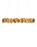 English Oak Chandelier Chandeliers LOOMLAN By Currey & Co