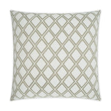 Enhancer White Throw Pillow With Insert Throw Pillows LOOMLAN By D.V. Kap