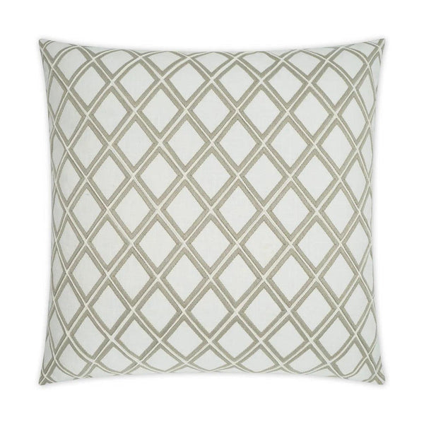 Enhancer White Throw Pillow With Insert Throw Pillows LOOMLAN By D.V. Kap